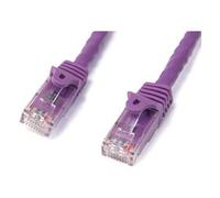 StarTech.com 15m CAT6 Ethernet Cable - Purple CAT 6 Gigabit Ethernet Wire -650MH