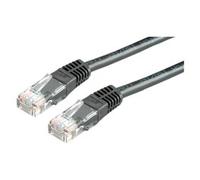 Value cavo utp patchcord cat.6/class e, black, 0.5m