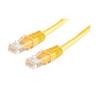 Value UTP Kabel Kat6, gelb, 2m Value CAT6 UTP CCA Ethernet Cable Yellow 2m