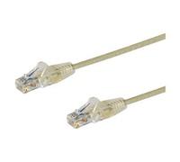 StarTech.com Cavo di Rete Ethernet Snagless CAT6 da 1,5m - Cavo Patch antigroviglio slim RJ45 - Grigio