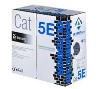 Cavo di rete - A-LAN - KIU5OUTS305 - 305 m - Cat5e - U/UTP (UTP) - Nero