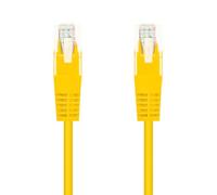 CAVO DI RETE CAT.6 UTP AWG24 GIALLO 2M: Perfetto per connessioni ad alta velocità, offre prestazioni ottimali. La sua durata e lunghezza di 2 metri offrono la flessibilità ideale per collegare t