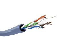 Cavo di rete CAT 6a, U/UTP, lunghezza cavo blu 50 m 96092