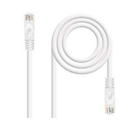 Cavo di rete Cat6A AWG24 RJ45 UTP da 3 m, colore bianco, ad alta velocità, ideale per collegamenti tra dispositivi elettronici. *