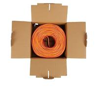 Cavo di Rete Cat6e, Cavo Ethernet Cat6e Ignifugo Ad Alta velocità da 1000 Piedi per Ingegneria di Rete