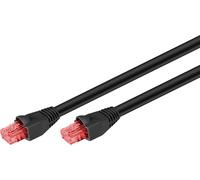 Cavo patch da esterno goobay cat 6 u / utp nero 30 m