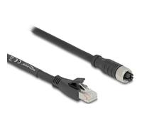 Cavo di rete DeLOCK 80591 3 m Cat5e S/FTP M12 a RJ-45 Nero