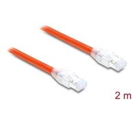 Cavo di rete Delock RJ45 Cat 8.1 S/FTP 2 m arancione