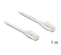 Cavo di Rete Delock RJ45 CAT8.1 U/FTP 1 m Bianco