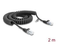 Cavo di Rete Delock RJ50 Ultraflexible CAT5e 2m Nero