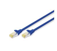 Cavo di rete Digitus CAT 6A S/FTP 1 m blu rame LSZH