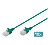 Cavo di Rete Digitus CAT6 U/UTP Slim 10x1.5m Verde