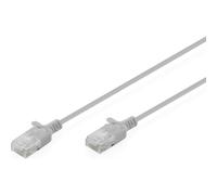 Cavo di Rete Digitus CAT6 U/UTP Slim Patch 0.3m Grigio