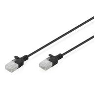 Cavo di Rete Digitus CAT6 U/UTP Slim Patch 15m Nero