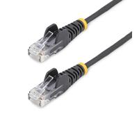 Cavo di rete Ethernet Cat6 StarTech.com Slim 10m Nero PoE++ 100W LSZH Snagless RJ45