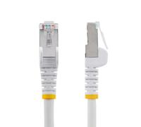 StarTech Cavo Ethernet Cat6a 3m Antigroviglio, S/FTP, LSZH, Bianco | 100W PoE, Conduttori in Rame, Rete LAN