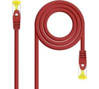 Cavo di rete Ethernet Nanocable RJ45 LSZH Cat.6A SFTP AWG26 1m Rosso