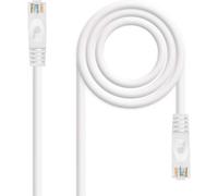 Cavo di rete Ethernet Nanocable RJ45 LSZH Cat.6A UTP AWG24 100% rame 3m bianco
