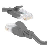 Cavo di rete Ethernet RJ45 categoria 6 connessione veolce 1 m e 80 LinQ grigio