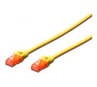 Cavo di rete Ewent RJ45 Cat 6 U/UTP 50 cm Giallo