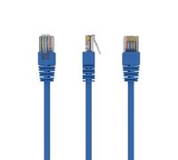 Cavo di rete Gembird PP12-1M/B Cat5e 1 m RJ-45 maschio oro blu
