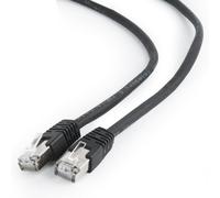 Cavo di rete Gembird PP6-1M/BK Cat6 1m F/UTP RJ-45 Nero