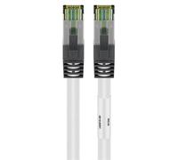 Cavo di rete Goobay 55126 3 m Cat8.1 S/FTP RJ-45 Bianco