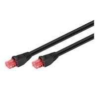 Cavo patch esterno patchcord U/UTP cat.6 CU nero 40 m 55436
