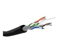 Cavo di rete Goobay 57199 Cat6 100 m U/UTP esterno nero