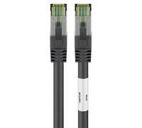 Cavo di rete Goobay 66723 3 m Cat8.1 S/FTP RJ-45 Nero