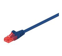 Cavo di rete Goobay 68432 Cat6 U/UTP RJ-45 0,5 m Blu