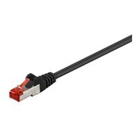 Cavo di rete Goobay 68694 10 m Cat6 S/FTP RJ-45 Nero