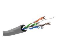 Cavo di rete Goobay 68710 Cat5e 100 m U/UTP Grigio PVC