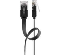 Cavo di rete Goobay 95386 3 m Cat6 U/UTP RJ-45 Nero