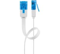 GOOBAY 96303 - Cavo piatto Cat. 6a bianco 0,50 m