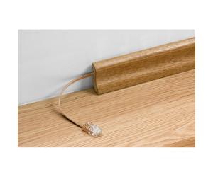 Cavo di rete Goobay 96314 Cat6a U/UTP RJ-45 Bianco
