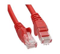 CAVO DI RETE GOOBAY Ethernet RJ45 Cat6 Patch LAN Rosso CCA per Router PC Switch 68344