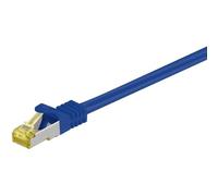 Cavo di rete Goobay RJ-45 CAT7 0,25 m Blu S/FTP