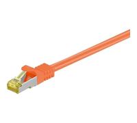 Cavo di rete Goobay RJ-45 CAT7 0,5 m arancione S/FTP