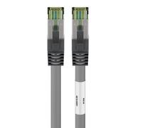 Cavo patchcord S/FTP (PiMF) cat.8.1 LSZH grigio 1 m 55136
