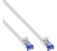 Inline Inline Patch Cable Flat, U/ftp, Cat.6a, Tpe Senza Alogeni, Bianco, 10m T_