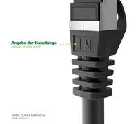 Cavo di rete InLine B-72603W Cat6a S/FTP 3 m Bianco