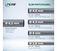 Cavo di rete InLine B-74933W Cat6a S/FTP 0,3 m RJ-45 Bianco