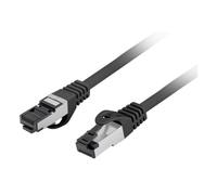 Cavo di rete Lanberg Cat8.1 S/FTP 1 m Nero