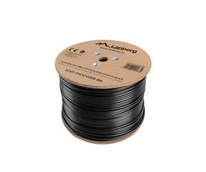 Cavo di rete Lanberg LCU5-21CU-0305-BK Nero 305 m Cat5e U/UTP (UTP) - Nouvo