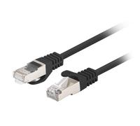 Cavo di rete Lanberg PCF6-20CC-0200-BK 2 m Cat6 F/UTP RJ-45 Nero