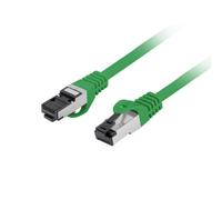 Cavo di rete Lanberg PCF8-10CU-0050-G Cat8.1 S/FTP 0,5 m verde