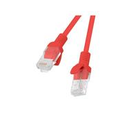 Cavo di rete Lanberg PCU6-10CC-0050-R Cat6 0,5 m UTP Rosso RJ-45
