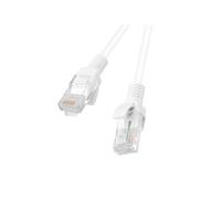 Cavo di rete Lanberg PCU6-10CC-0100-W Cat6 1m U/UTP RJ-45 Bianco