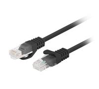 Cavo di rete Lanberg PCU6-20CC-0050-BK Cat6 0,5 m UTP RJ-45 Nero